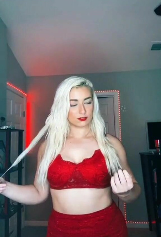 2. Hot Alexandria Knight in Red Bra