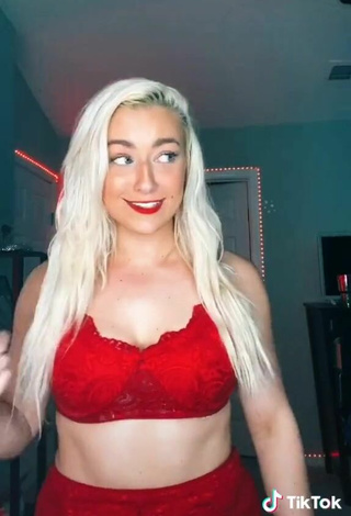 5. Hot Alexandria Knight in Red Bra