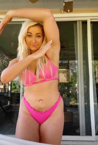 5. Amazing Alexandria Knight in Hot Pink Lingerie