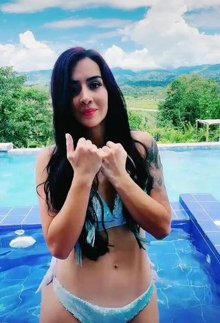 4. Seductive Adriana Valcárcel in Bikini at the Pool