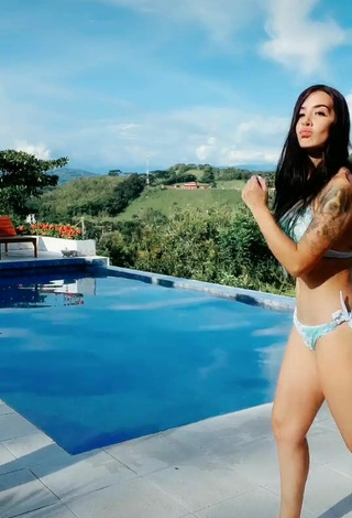 Hot Adriana Valcárcel in Bikini at the Pool