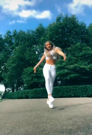 5. Sultry Anne & Maaike Hemmer in White Tight Pants