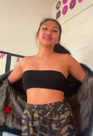 Hot Anneston Pisayavong in Black Tube Top