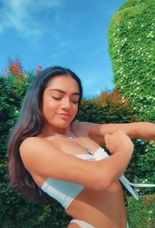 3. Beautiful Avani Gregg in Sexy White Bikini