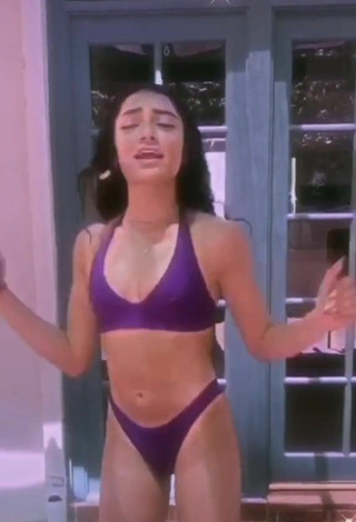 3. Gorgeous Avani Gregg in Alluring Violet Bikini