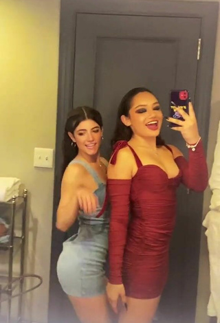 2. Sexy Avani Gregg in Red Dress