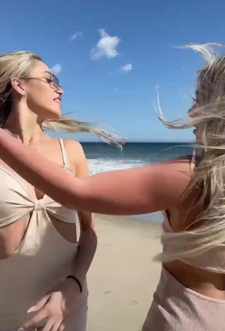 2. Hot Brittanie Nash Shows Butt at the Beach