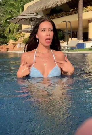 5. Titillating Alexia García in Grey Bikini Top at the Pool