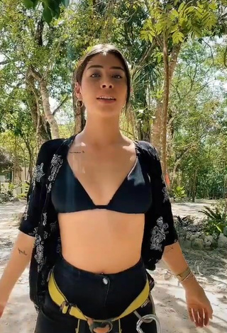 5. Breathtaking Alexia García in Black Bikini