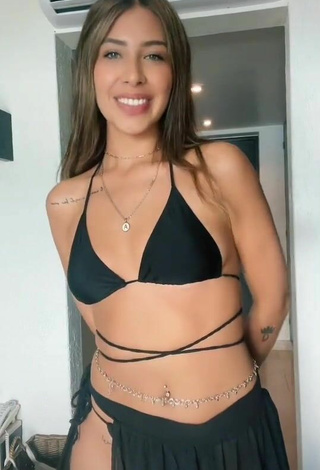 2. Dazzling Alexia García in Inviting Black Bikini