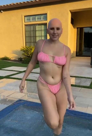 3. Erotic AlexYoumazzo in Pink Bikini at the Pool