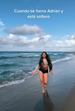 Sexy Annie Vega in Bikini at the Beach