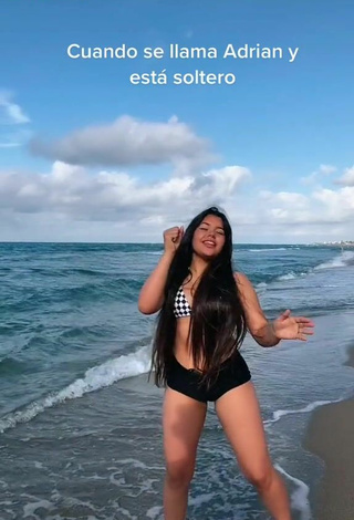 4. Sexy Annie Vega in Bikini at the Beach