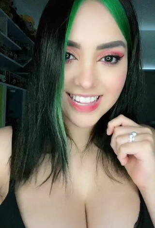 Sexy Abril Abdamari Garza Alonso Shows Cleavage