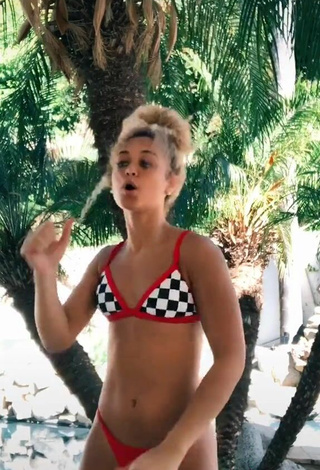 4. Sultry Devyn Winkler in Checkered Bikini