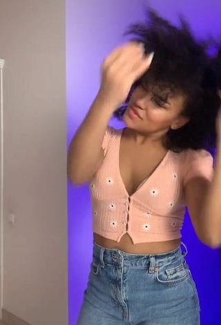 5. Hot Tracy in Crop Top