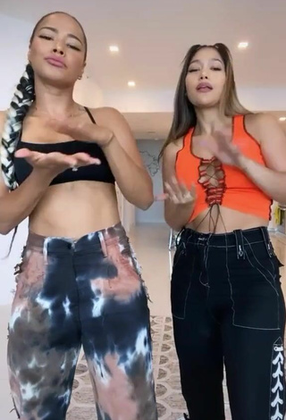 3. Beautiful Farina in Sexy Crop Top