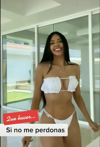 Franjomar in Appealing White Bikini