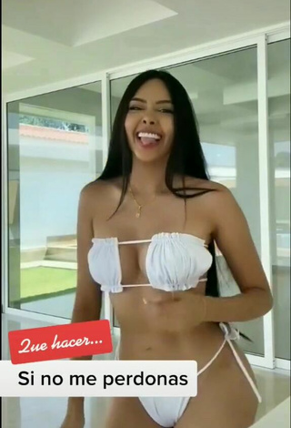 2. Franjomar in Appealing White Bikini