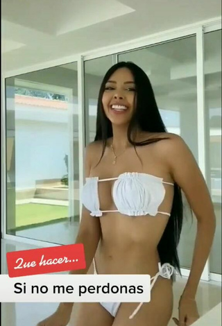 3. Franjomar in Appealing White Bikini