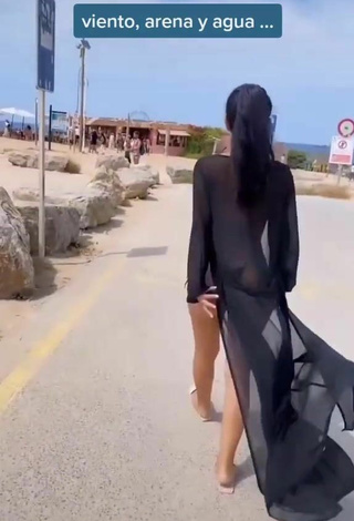 3. Sweetie Franjomar in Black Bikini at the Beach