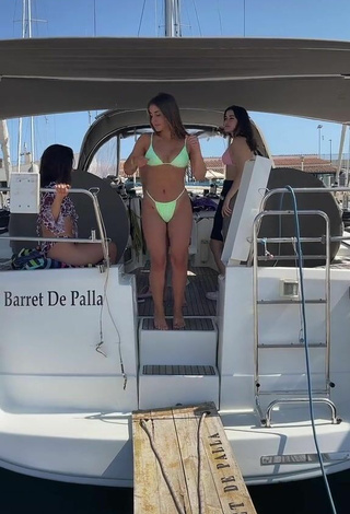 Sweet Isabelli Brunelli in Cute Bikini on a Boat