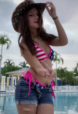 Luscious Jenny Popach in Bikini at the Pool