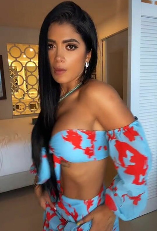 Elegant Kimberly Flores in Crop Top