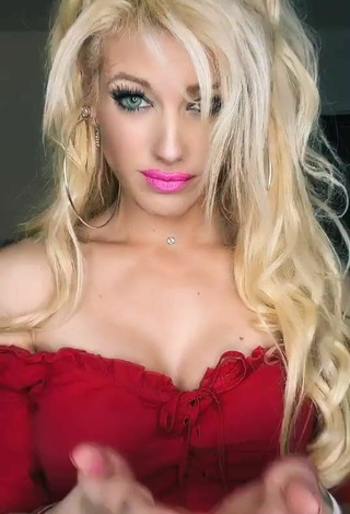 Luscious Lou in Red Top