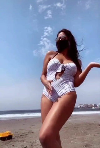 1. Luscious Melissa Paredes in Swimsuit at the Beach