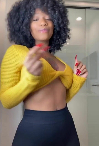 5. Sexy Mikeila Jones in Crop Top