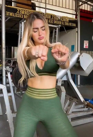 3. Luscious Nicolle Figueroa in Olive Leggings in the Sports Club and Bouncing Boobs