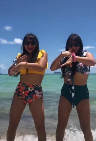 2. Sultry Raisa & Lucia Rodríguez in Bikini at the Beach