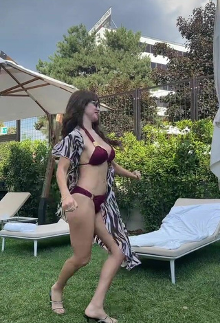 2. Really Cute Rosángela Espinoza in Red Bikini and Bouncing Boobs