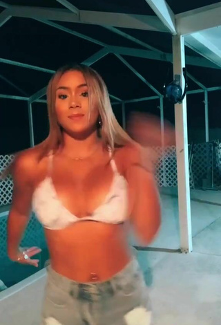 4. Luscious Shayla Marie Shows Cleavage in Bikini Top and Bouncing Tits