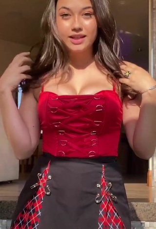 3. Sultry Sofia Gomez in Skirt and Bouncing Boobs