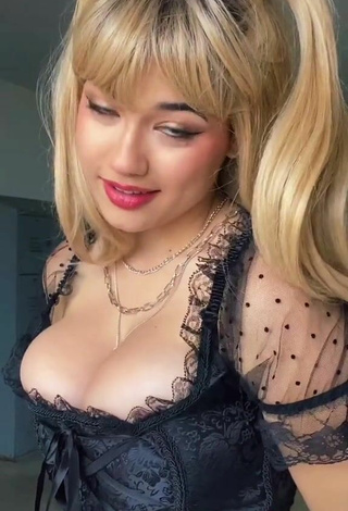 5. Luscious Sofia Gomez in Black Skirt and Bouncing Boobs