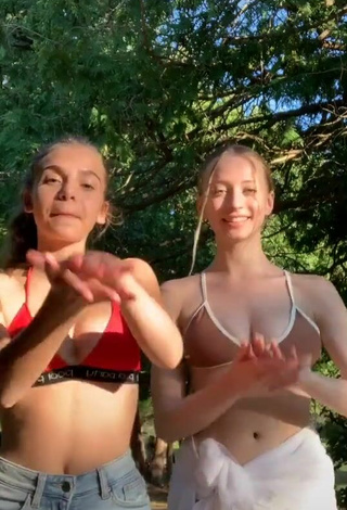 2. Sultry Sophia Diamond Shows Cleavage in Bikini Top and Bouncing Tits