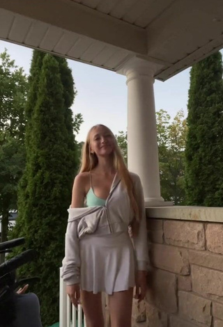 Sultry Sophia Diamond in White Skirt