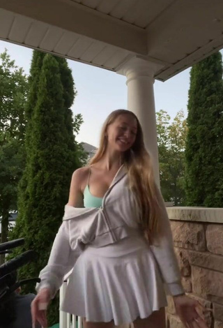 3. Sultry Sophia Diamond in White Skirt