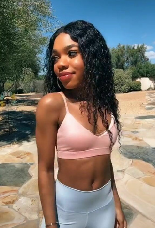 Luscious Teala Dunn in Grey Leggings