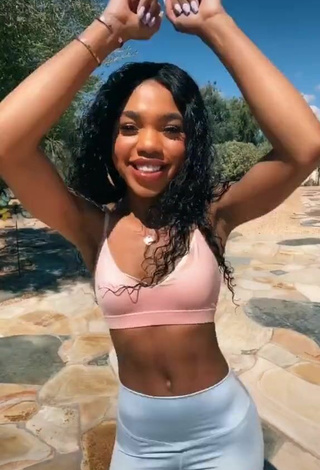 5. Luscious Teala Dunn in Grey Leggings