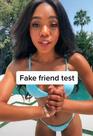 2. Alluring Teala Dunn Shows Butt at the Pool