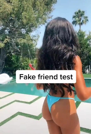 4. Alluring Teala Dunn Shows Butt at the Pool