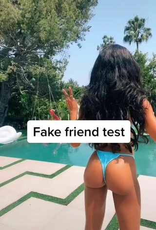 5. Alluring Teala Dunn Shows Butt at the Pool