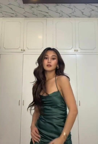 2. Luscious Chienna Filomeno in Green Dress