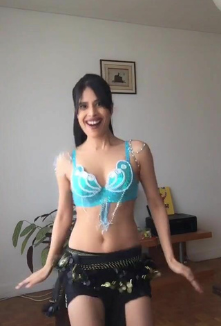 4. Luscious XENA in Turquoise Bikini Top while doing Belly Dance