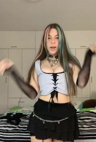 4. Luscious Daela in Black Skirt and Bouncing Boobs