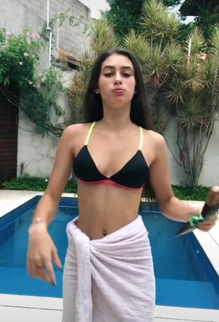 Sultry kauhofem_2 in Black Bikini Top at the Swimming Pool