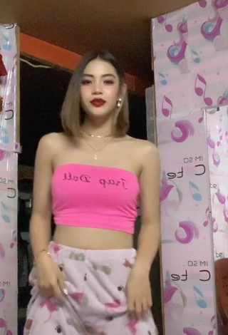 2. Sultry Khate Maekawa in Pink Tube Top